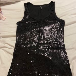 sequin tank top